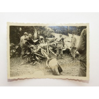 WW2 German Foto: combattimento sul territorio della Regione Kalinin 1941. Espenlaub militaria